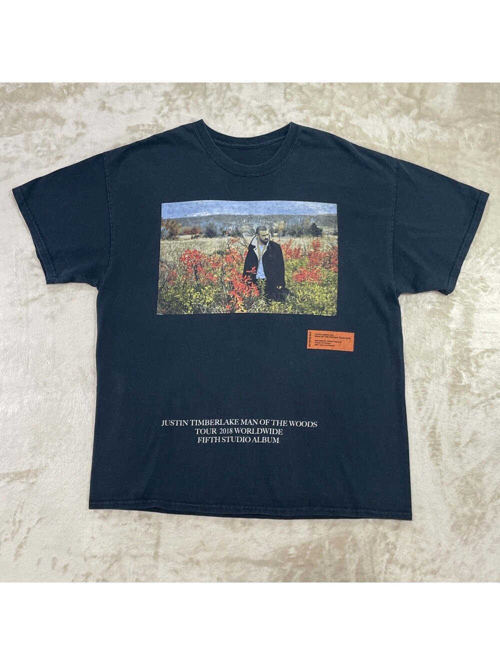 Justin Timberlake “Man of the Woods” 2018 Concert Tour T-Shirt Mens Size L